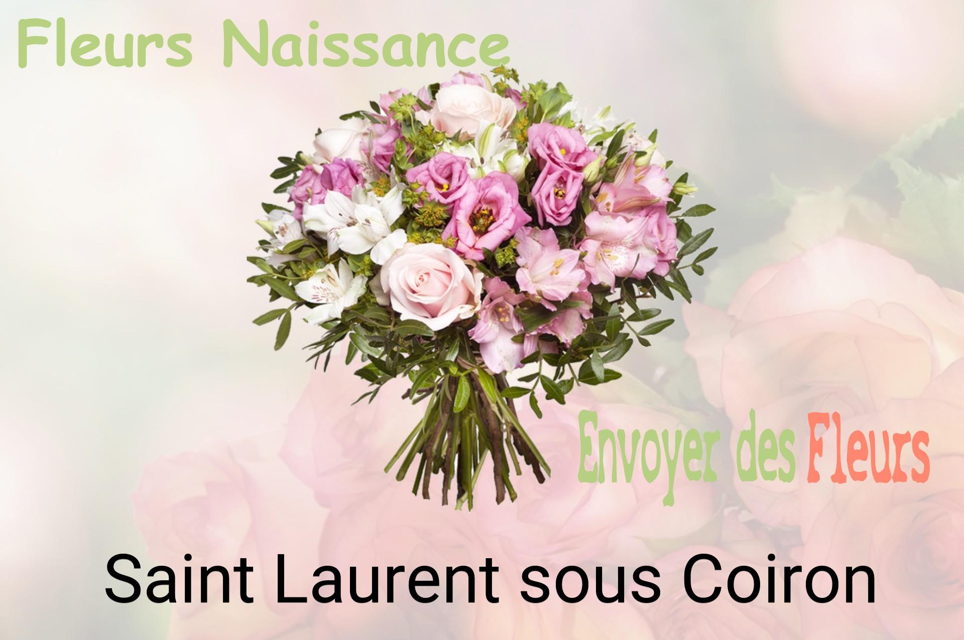 Bouquet de fleurs de naissance livré à Saint-Laurent-sous-Coiron